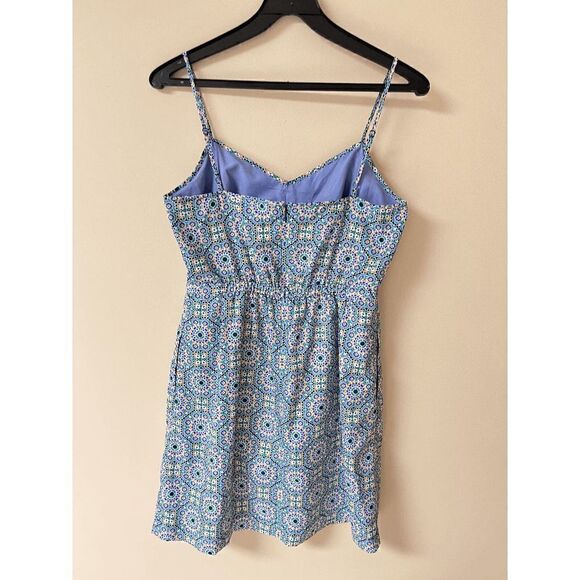 J Crew Factory Womens Fully Lined Summer Casual Slip Dress with pockets Green Pu - Picture 2 of 8